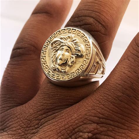 rings versace man|More.